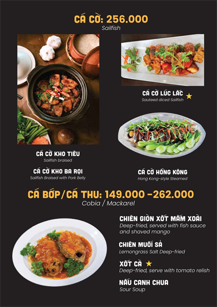 Menu Nhà hàng hải sản cơm niêu Vuông Tròn15